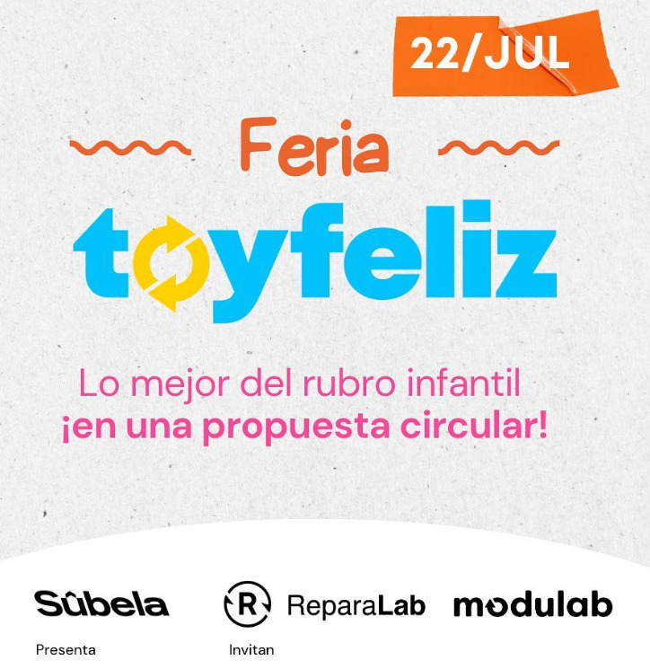 Feria Toyfeliz: Primera feria que reúne lo mejor del rubro infantil con una propuesta circular