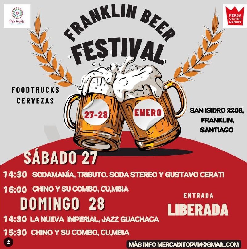 Barrio Franklin prepara interesantes eventos para capear el verano.